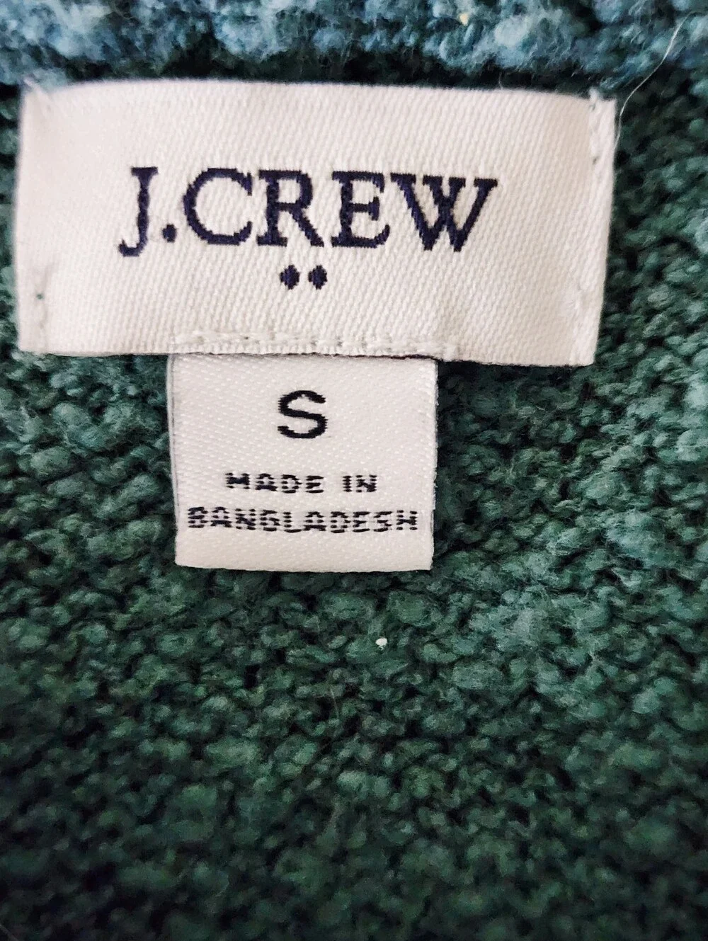 J.Crew | Teal Sleeveless Knit Ruffle Sweater Tank Top | Small